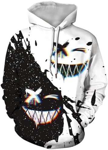 Men Women Unisex Hoodies Novelty 3D Print Graphic Hooded Pullover