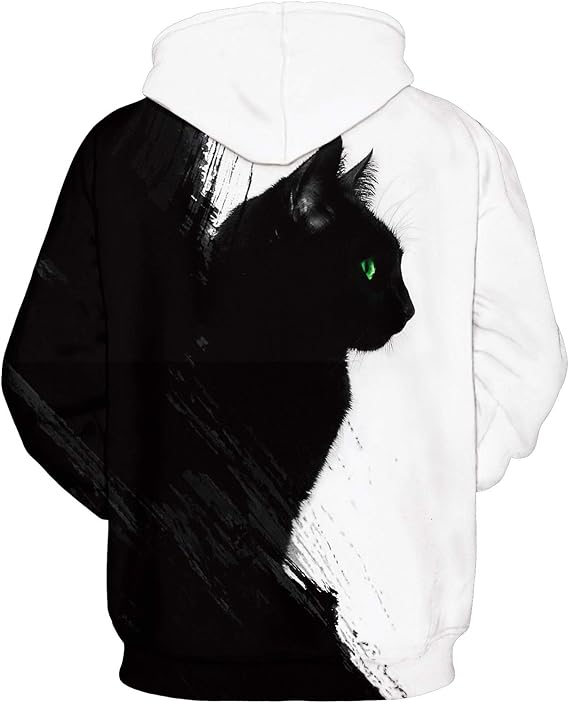 sanatty Unisex Hoodies 3D Print Galaxy Pullover Hooded Sweatshirt Hoodies with Big Pockets for Men, Teen Boy, Women