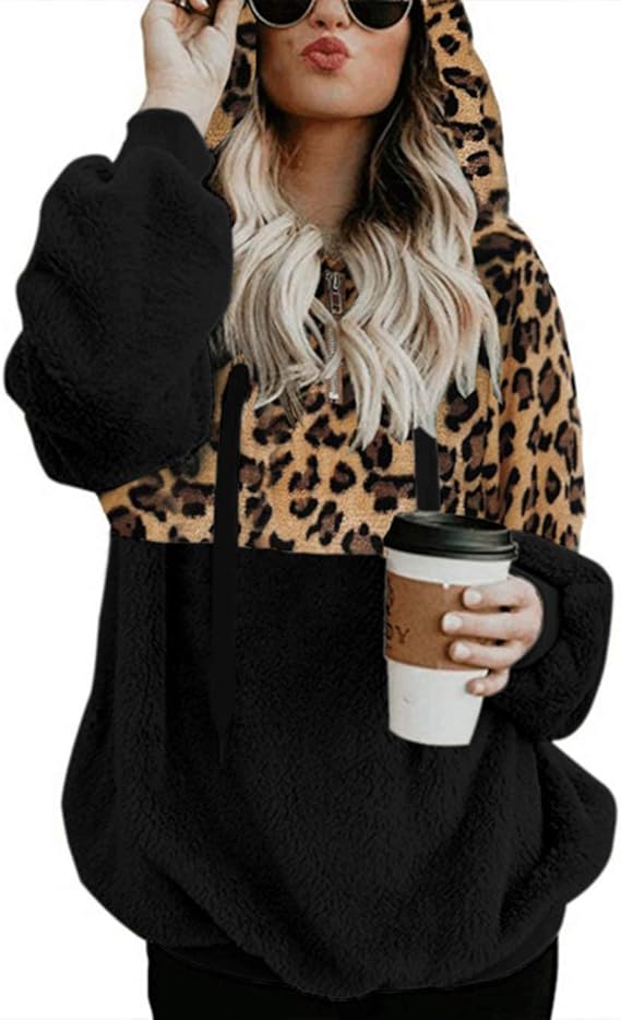 Women Casual Double Fuzzy Sweatshirt