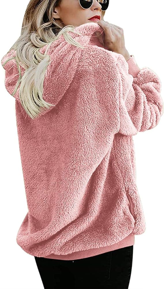 Women Casual Double Fuzzy Sweatshirt