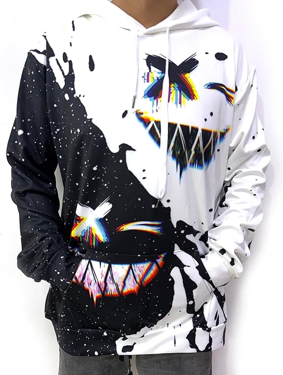 Men Women Unisex Hoodies Novelty 3D Print Graphic Hooded Pullover