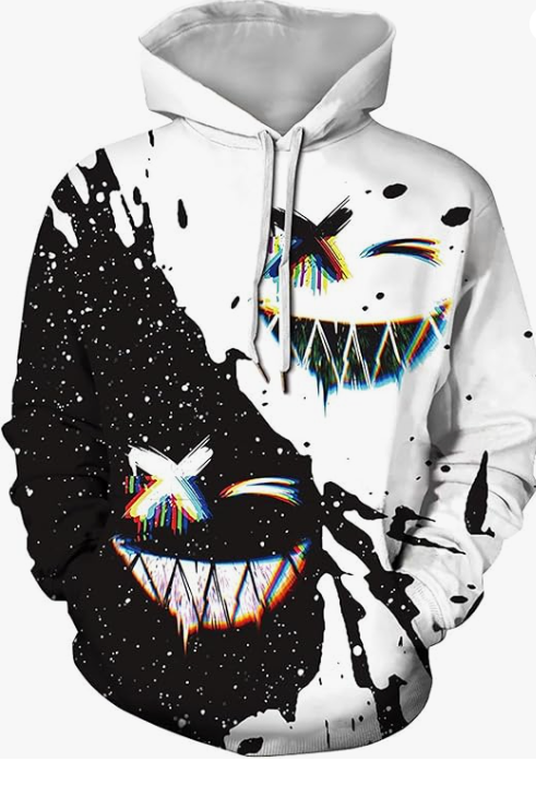 Men Women Unisex Hoodies Novelty 3D Print Graphic Hooded Pullover