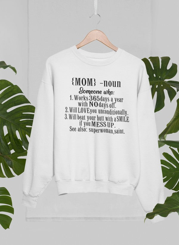 Mom Noun Sweat Shirt