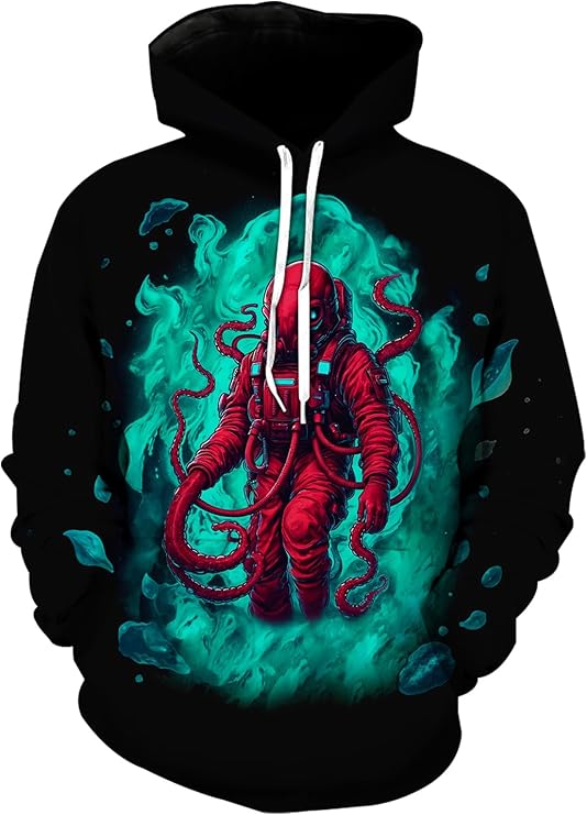 wangstar Mens Graphic Hoodies Pullover